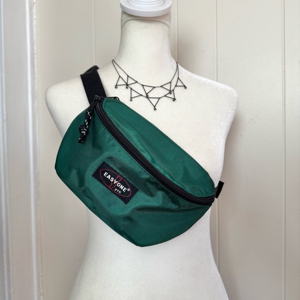 Vintage EasyOne Forest Green Belt Bag | Doggy Bag | Fanny Pak | Adjustable